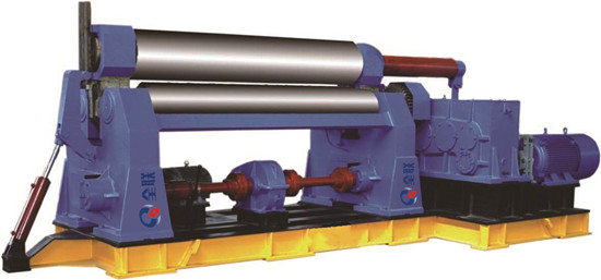 水(shui)平下調式三(sān)輥卷闆機 水(shuǐ)平下調式三(sān)輥卷闆機
