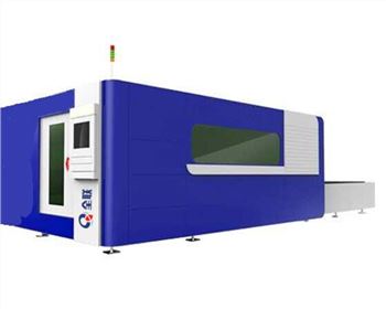 全(quan)防護送料光(guang)纖激光切割(gē)機