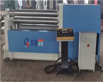 數控全(quán)液壓斜線四輥(gun)卷闆機